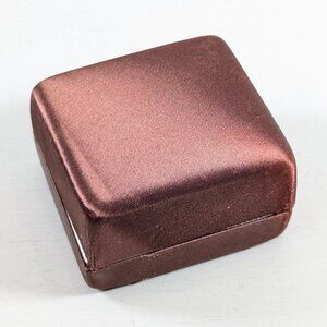 Vintage Glossy Satin covered ring box